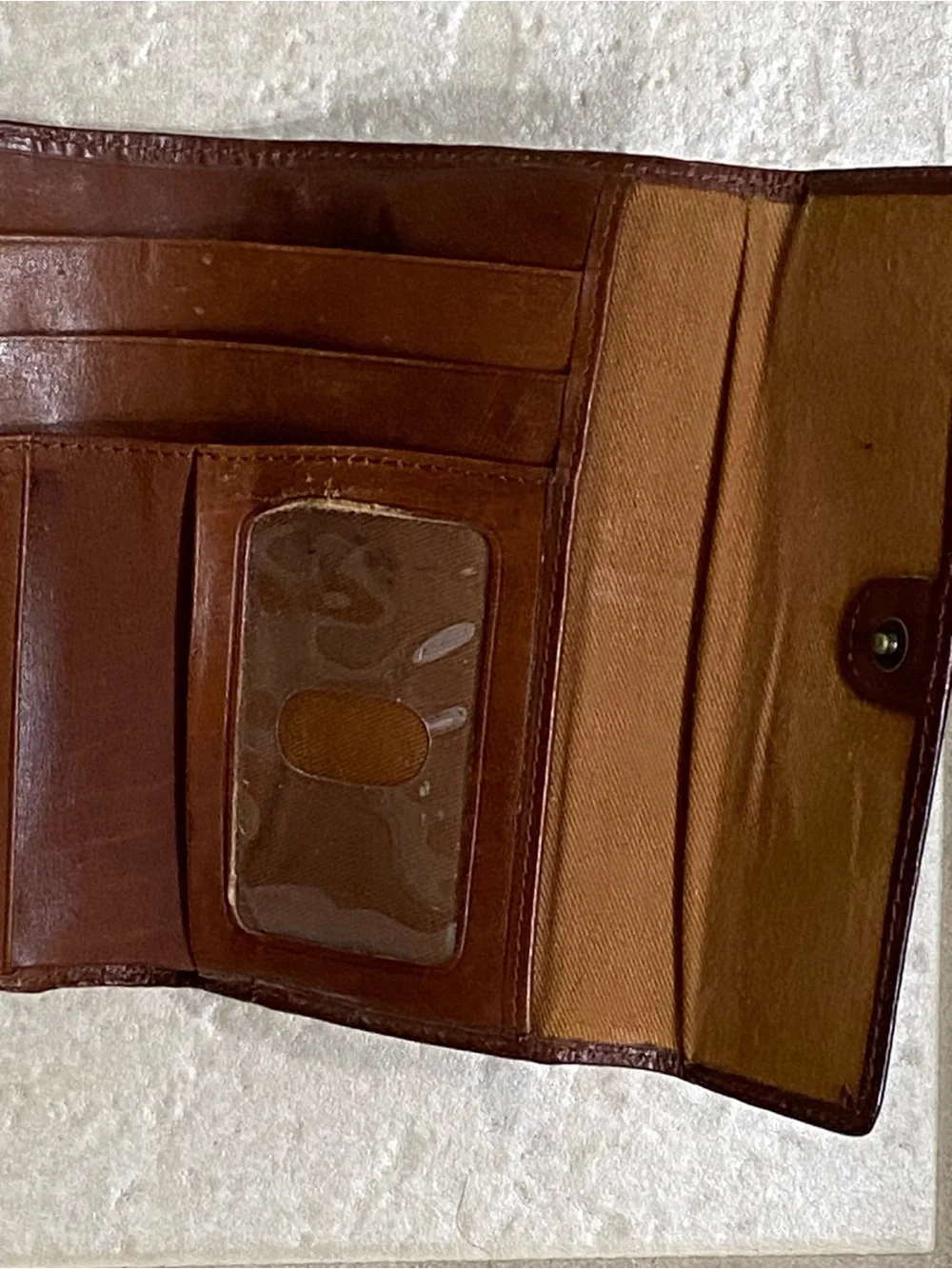 Fossil Chestnut Leather Wallet